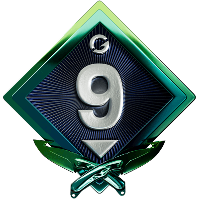 Medalha de aniversário de 9 anos Gamers Club
